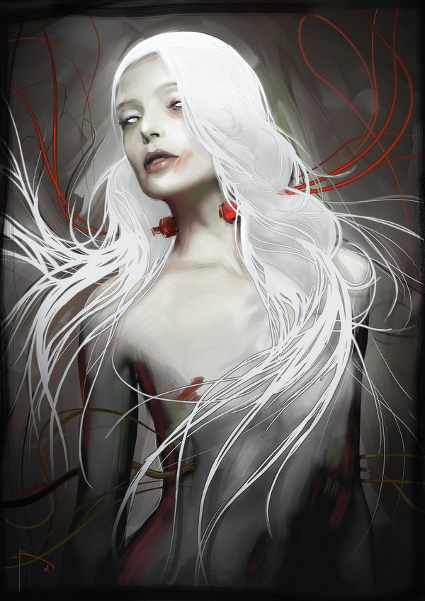 illustration by Yayashin - Dark fantasy - Vampire