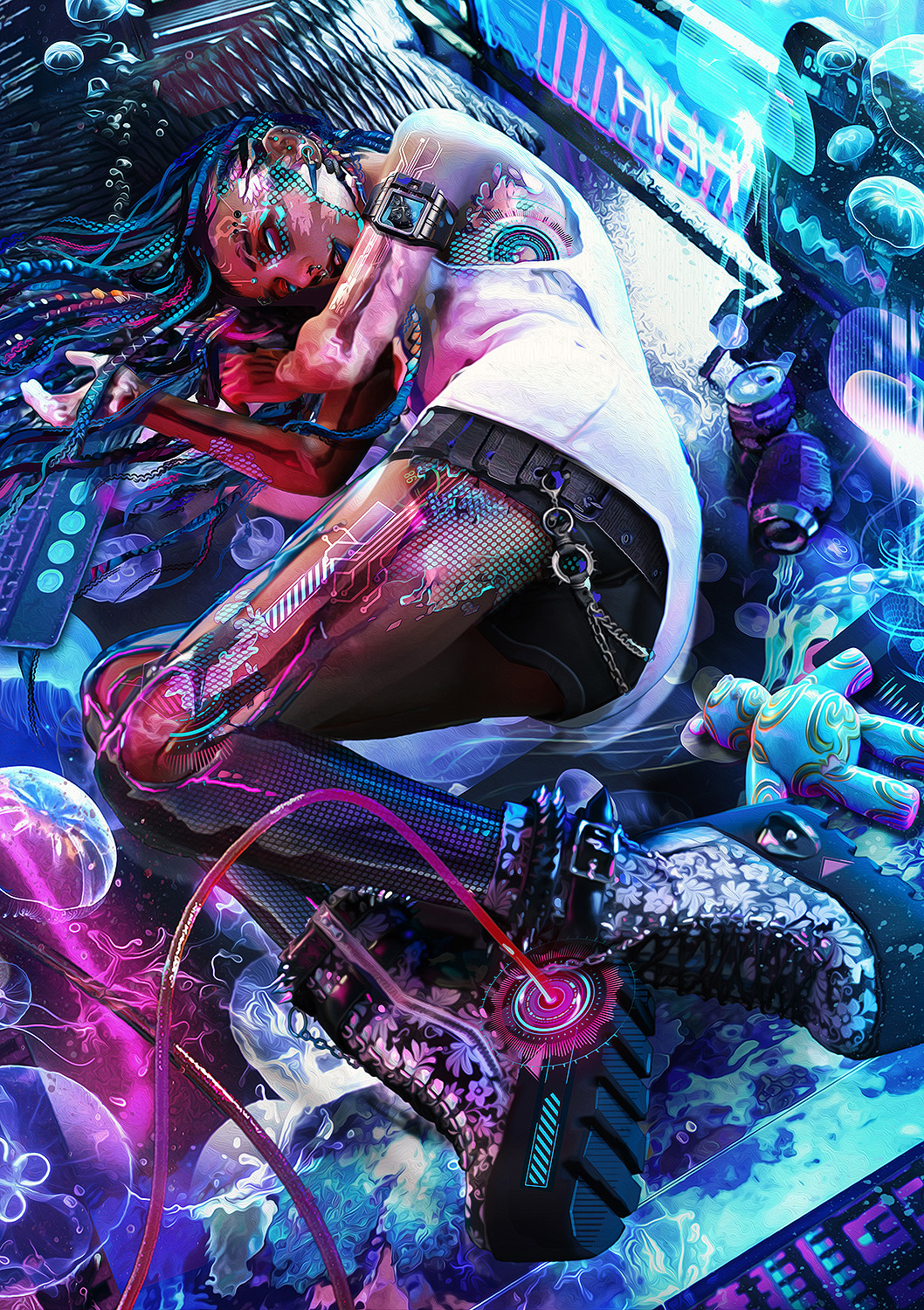 Bruno WAGNER, YAYASHIN, GRAPHISTE, ILLUSTRATEUR, directeur artistique du Château de saint Chamarand, client, Cross the Ages