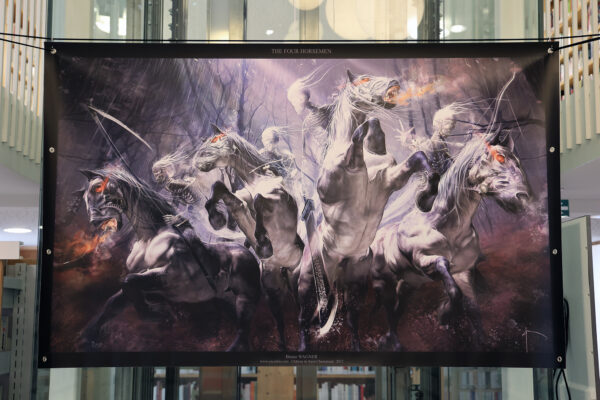 Four Horsemen - Exposition "Fantasy Art" des illustration de Bruno Wagner (illustration Yayashin) à la BIG de Gourdon dans le Lot