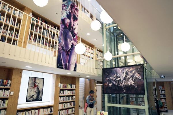 Exposition "Fantasy Art" des illustration de Bruno Wagner (illustration Yayashin) à la BIG de Gourdon dans le Lot