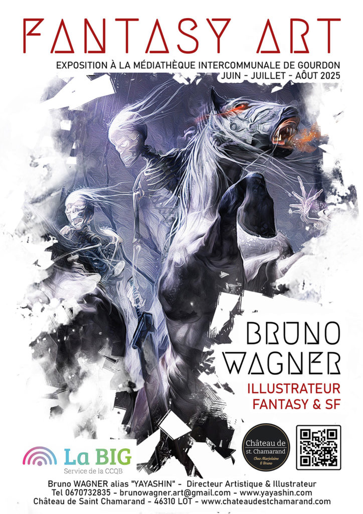 chateau-de-Saint-Chamarand,-exposition-Yayashin,-Bruno-Wagner,-BIG-Gourdon