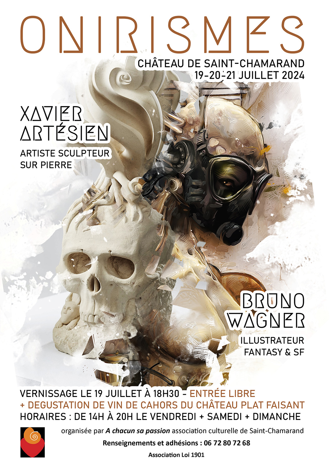 chateau-de-Saint-Chamarand,-exposition-Yayashin,-Bruno-Wagner,-exposition, onirisme